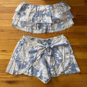 Cotton Candy LA - two piece matching floral set
